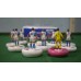 Subbuteo Andrew Table Soccer France Euro 2016 away kit on WSB Professional Bases